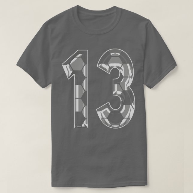 Camiseta Número 13 Jersey 13 (Frente do Design)