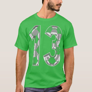 Camiseta Número 13 Jersey 13 Mãe Jogador Ventilador 1