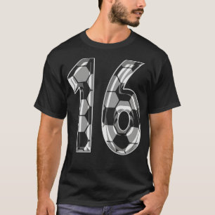 Camiseta Número 16 Jersey 16 Mãe Jogador Ventilador 1