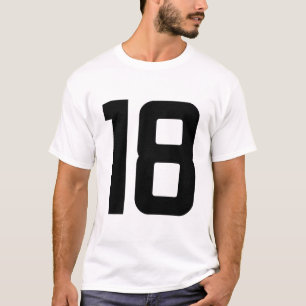 CAMISETA NÚMERO 18