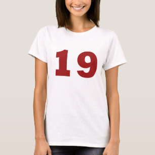 Camiseta Número 19!