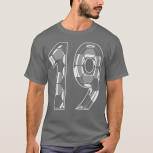 Camiseta Número 19 Jersey 19 Mãe Jogador Ventilador 1