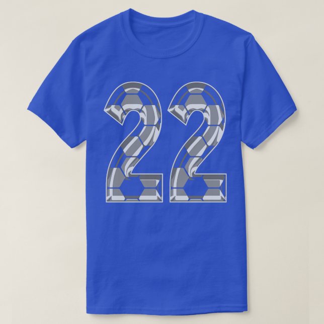 Camiseta Número 22 Jersey 22, Ventilador do Jogador Mãe (Frente do Design)