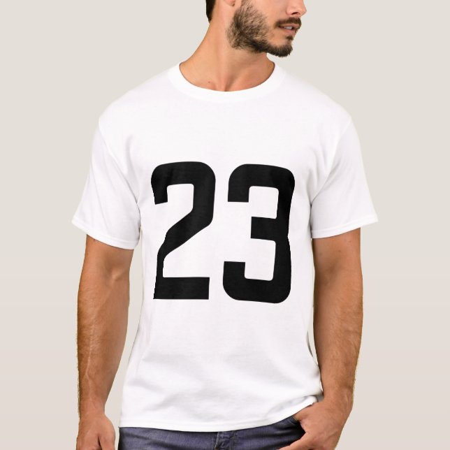 CAMISETA NÚMERO 23 (Frente)