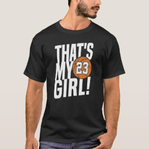 Camiseta Número 23 É a minha garota 23 basquete M