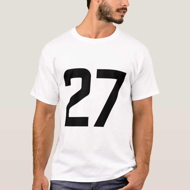 CAMISETA NÚMERO 27 (Frente)