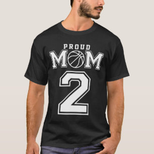 Camiseta Número 2: Bysketbyll de orgulho personalizado Mãe
