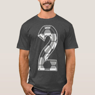 Camiseta Número 2 Jersey 2 Fã do jogador-mãe