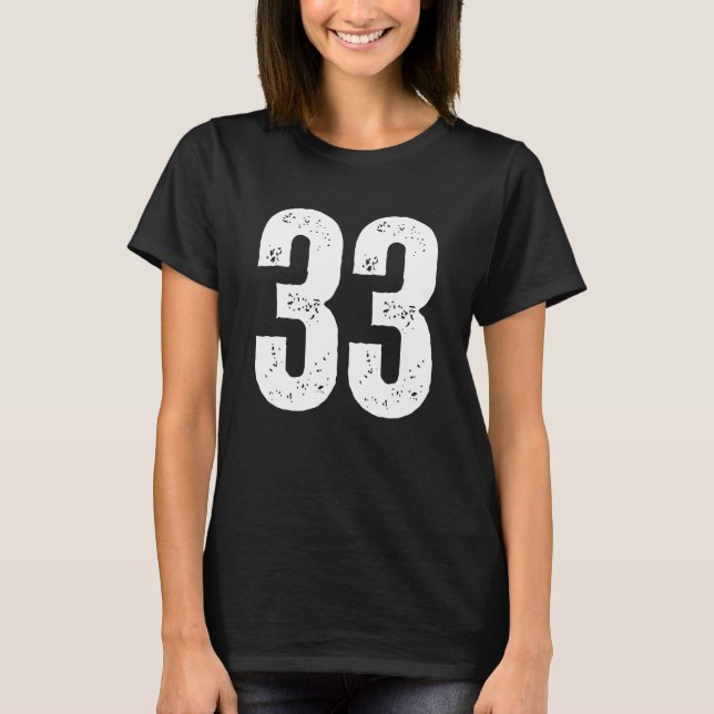 Camiseta Número 33 (Frente)