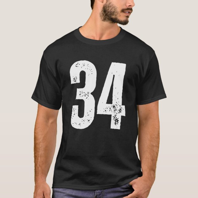 Camiseta Número 34 (Frente)