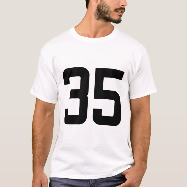 CAMISETA NÚMERO 35 (Frente)