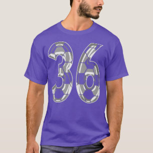 Camiseta Número 36 Jersey 36 Mãe Jogador Ventilador 1