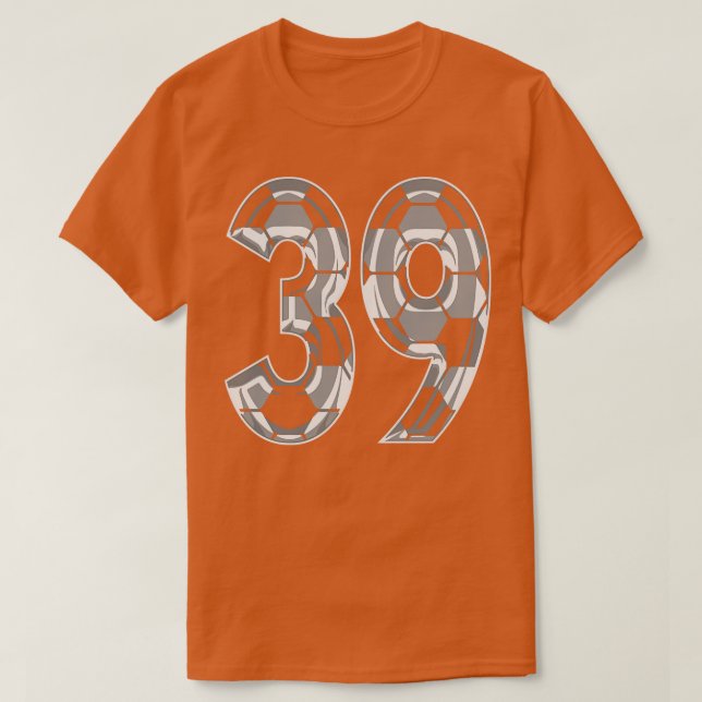 Camiseta Número 39 Jersey 39 Ventilador do Jogador da Mãe (Frente do Design)