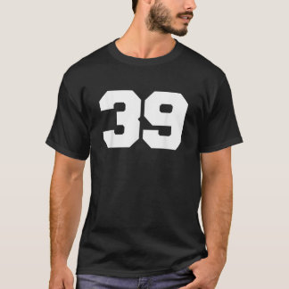 Camiseta Número 39 Sports Jersey Player 39 Fan FRONT Impres