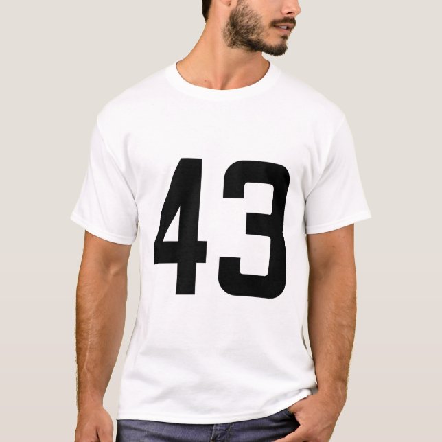 CAMISETA NÚMERO 43 (Frente)