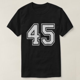 Camiseta Número 45 Equipe de Esporte da Varsity Jersey 45, 