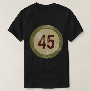 Camiseta Número 45 Vintage Desgastado