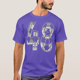 Camiseta Número 48 Jersey 48 Mãe Player Ventilador 1