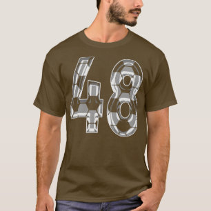 Camiseta Número 48 Jersey 48, ventilador do jogador-mãe