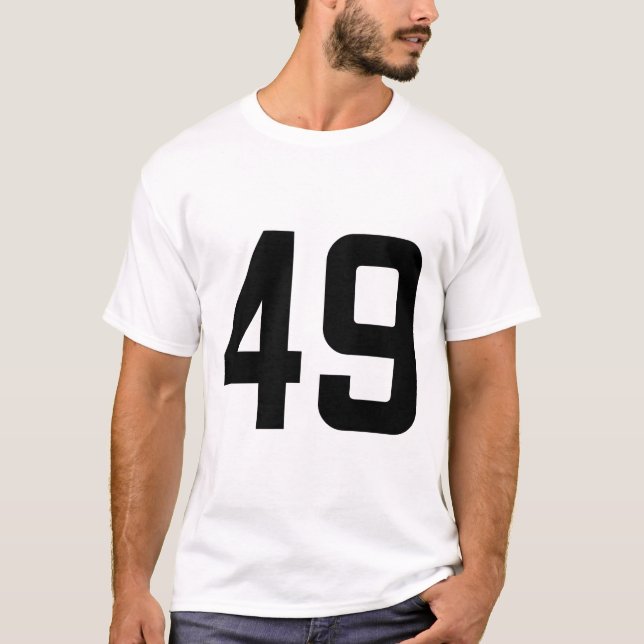 CAMISETA NÚMERO 49 (Frente)