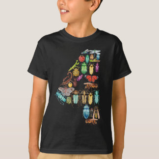 Camiseta Número 4 Insetos Insetam Beeltles De 4 Anos Menino