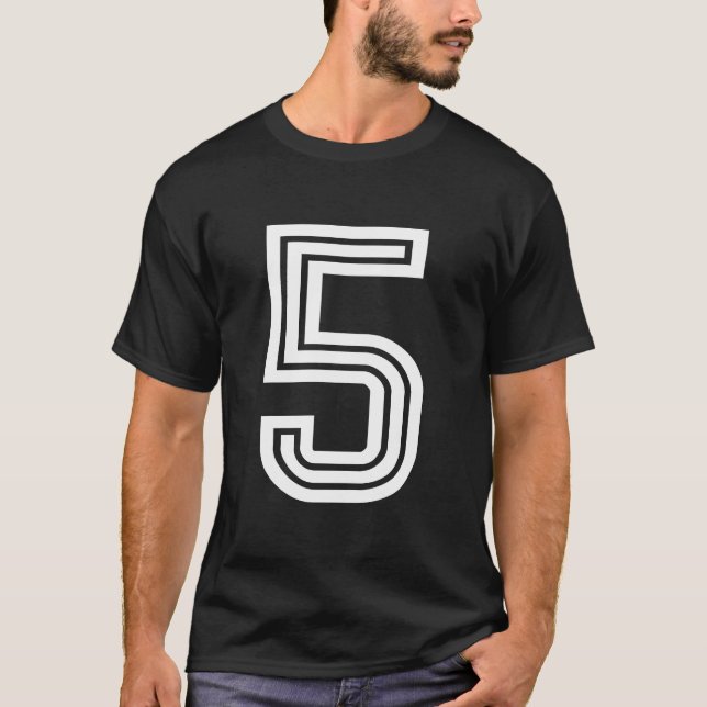Camiseta Número 5 (Frente)