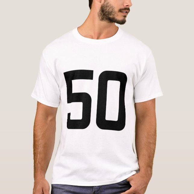 CAMISETA NÚMERO 50 (Frente)