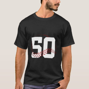 CAMISETA NÚMERO 50 ANOS BASEBALL 50º ANIVERSÁRIO
