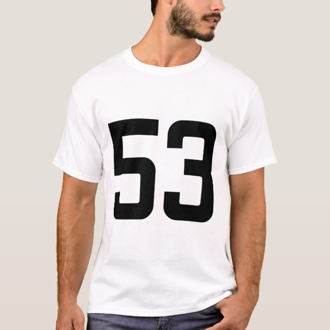 CAMISETA NÚMERO 53 (Frente)