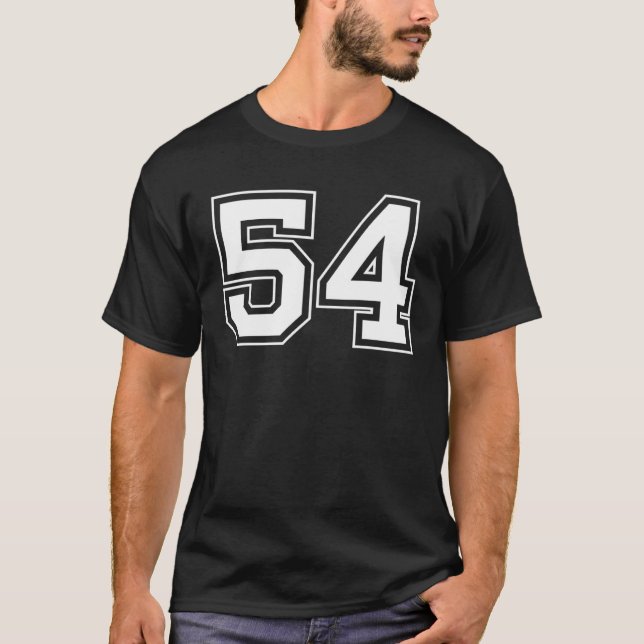 Camiseta Número 54 (Frente)