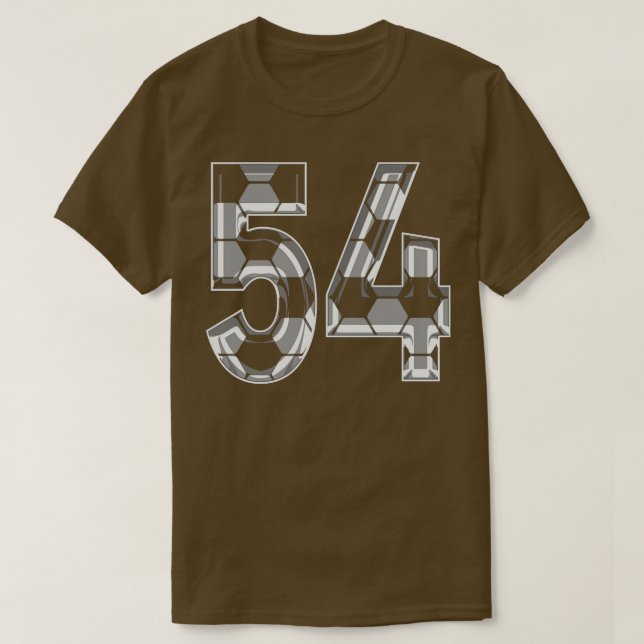 Camiseta Número 54 Jersey 54 (Frente do Design)
