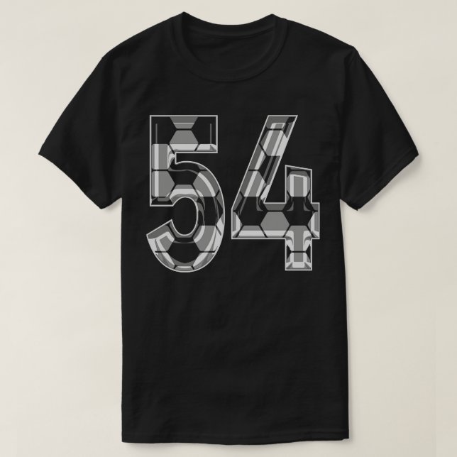 Camiseta Número 54 Jersey 54 (Frente do Design)