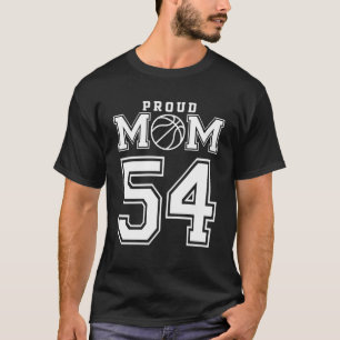 Camiseta Número 54 - Personalizada Mãe Personalizada De Bas