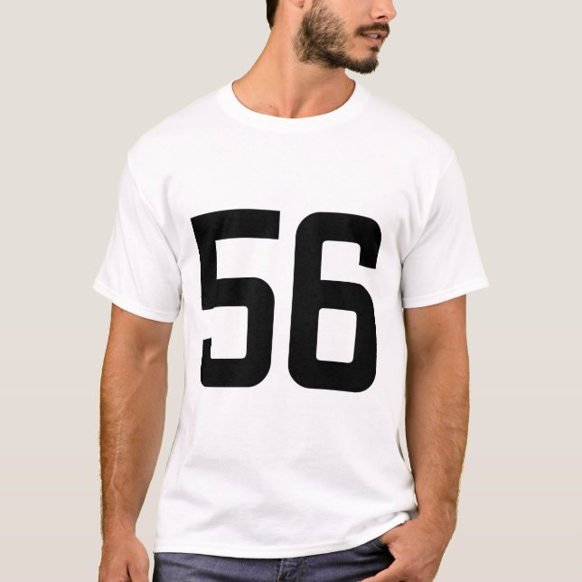 CAMISETA NÚMERO 56 (Frente)