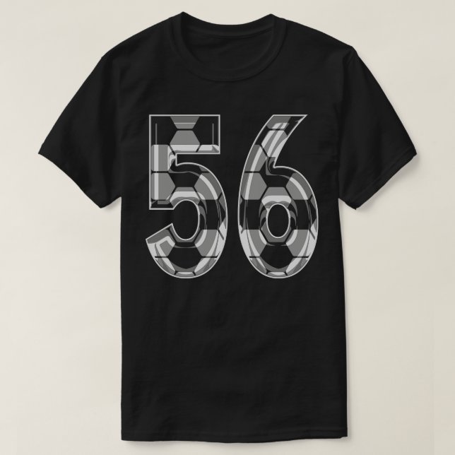 Camiseta Número 56 Jersey 56 (Frente do Design)