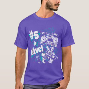 Camiseta Número 5 está Vivo retrô engraçado