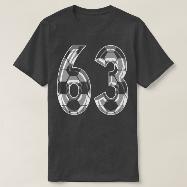 Camiseta Número 63 Jersey 63 (Frente do Design)