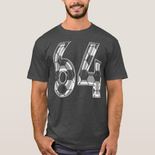 Camiseta Número 64 Jersey 64 Mãe Player Ventilador 1