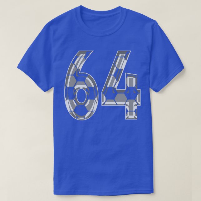 Camiseta Número 64 Jersey 64 - Ventilador do jogador-mãe (Frente do Design)