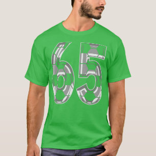 Camiseta Número 65 Jersey 65 - Ventilador do jogador-mãe