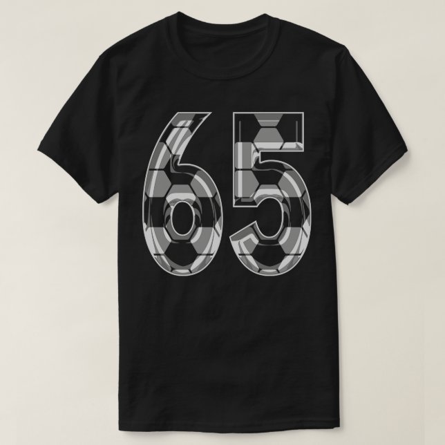 Camiseta Número 65 Jersey 65 - Ventilador do jogador-mãe (Frente do Design)