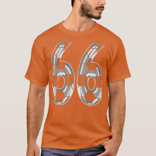 Camiseta Número 66 Jersey 66 Mãe Jogador Ventilador 1