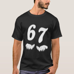 Camiseta Número 67 Correspondente ao Meme Seis Sete Engraça