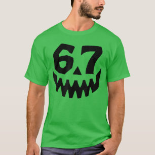 Camiseta Número 67 Correspondente Seis Sete 6 7 Meme 6 7 Di