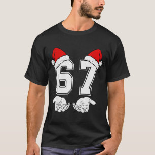 Camiseta Número 67 Correspondente Seis Sete 6 7 Meme 6 7 Na