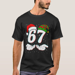 Camiseta Número 67 Correspondente Seis Sete 6 7 Meme 6-7 Na