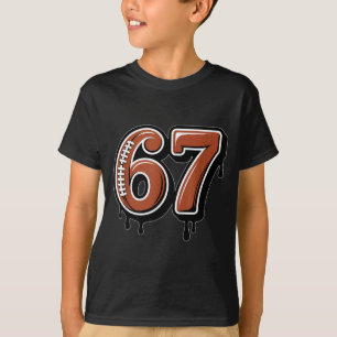 Camiseta Número 67 do gotejamento de rugby jogador ou 67º a