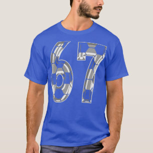 Camiseta Número 67 Jersey 67 Mãe Player Ventilador 1