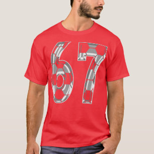 Camiseta Número 67 Jersey 67, ventilador do reprodutor mãe