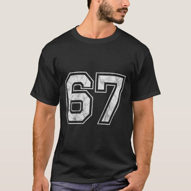Camiseta Número 67 No Ck  (Frente)